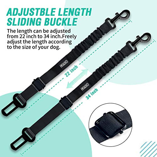 Correa De Seguridad Para Perros Para Automovil (gris/negro)