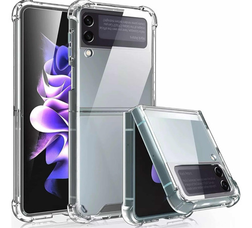 Funda Para Samsung Galaxy Z Flip 3 4 5g Case Transparente