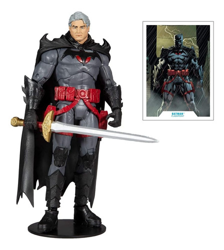 Batman(unmasked) Flashpoint-dc Multiverse-mc Farlane Toys (Usado)