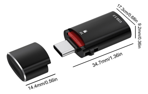 Lector De Tarjetas Usb C Adaptador De Lector De Tarjetas Tf