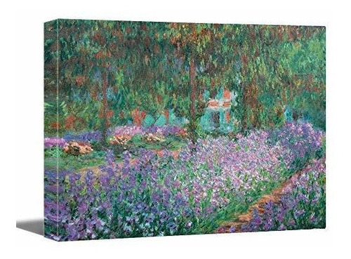 Lirios En Monet S Jardín 1900 De Claude Monet Lona De ...