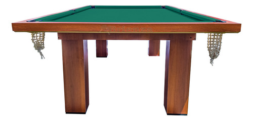 Mesa Pool Profesional Cedro + Tapa Multifunción + Accesorios Paño Verde Oscuro