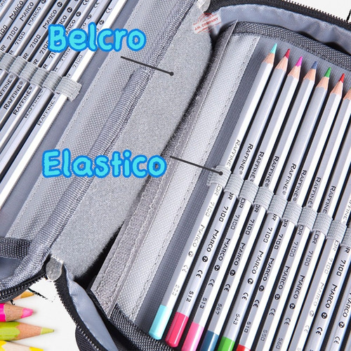 Estuche Lapiceras Organizador P/ 72 Plumas Desmontable Q-001