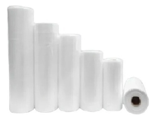 Kit 2 Bobina Saco Picotado Grande Plástico Freezer 40x57cm