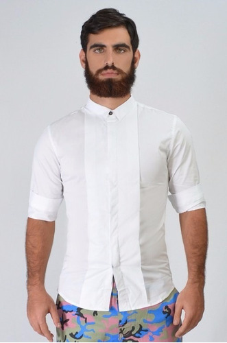 Camisas Slim Fit Import 100% Algodón