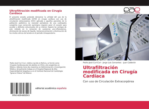 Libro: Ultrafiltración Modificada En Cirugía Cardíaca: Con U