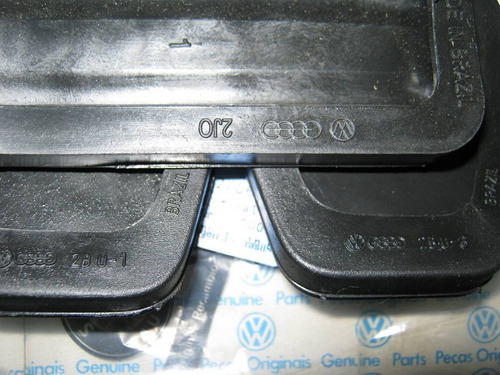 Imagem 2 de 2 de Gol Gt Gts Gti Santana Passat Ts Pointer - Kit Capas Pedal