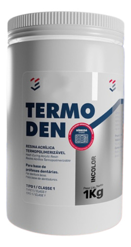 Polimero Acrílico Termocurado Termoden Prótesis Dental Kg