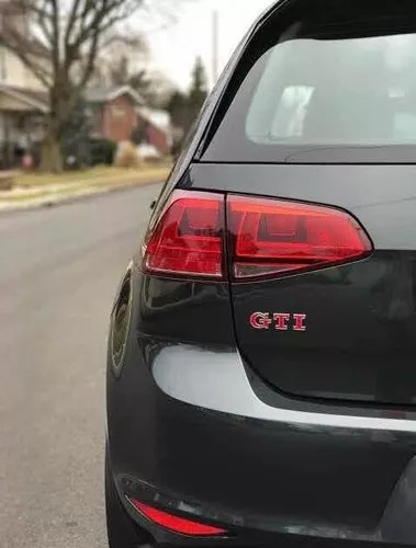 Emblema Gti Golf Rojo Mk3 Mk4 Mk5 Mk6 Mk7 Tsi Turbo Vr6 R32