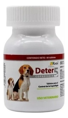 Deter 5 Coprofagia Perros 60 Tabletas Razas Pequeñas