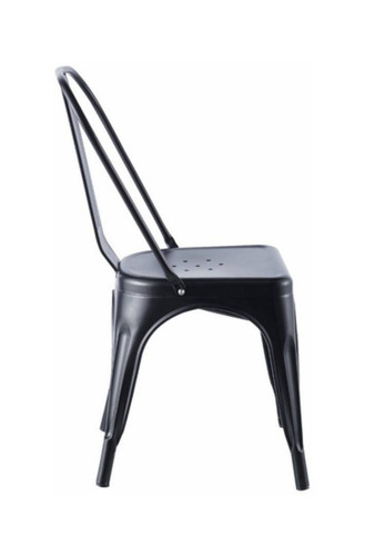 Imagen 2 de 4 de Silla de comedor Begônia Tolix, estructura color negro, 2 unidades