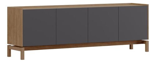 Rack Para Tv 65 Polegadas 2p 2g 180 Cm 2153 Tauari Concret M