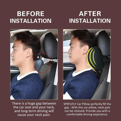 Almohada Cabecera Para Asientos De Auto Funda Transpirable