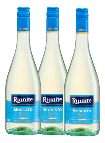 Pack De 3 Vino Blanco Riunite Moscato 750ml