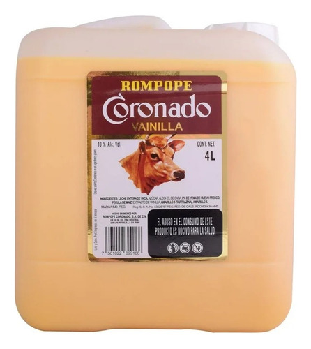 Rompope Coronado Vainilla 4l