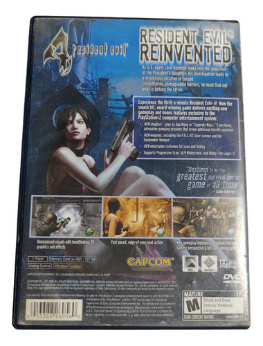 Resident Evil 4 - Playstation 2 - Completo E Usado Ps2 (Usado)
