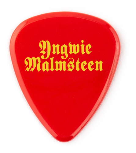 Imagen 1 de 3 de Jim Dunlop Uñetas Yngwie Malmsteen Pack X 6 Roja Yjmp01rd