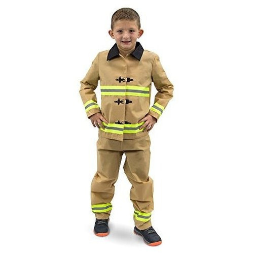 Disfraz De Halloween Para Niños De Bombero Intrépido - Traje