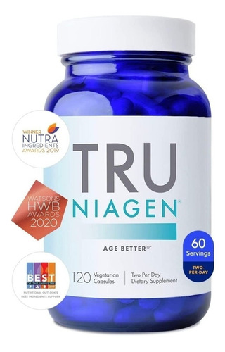 Nad, True Niagen, 300 Mg, Reparacion Celular  ,120 Caps