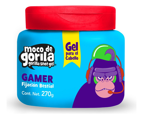 Gel Infantil Para Cabello Gamer Moco De Gorila 0 270 Grs