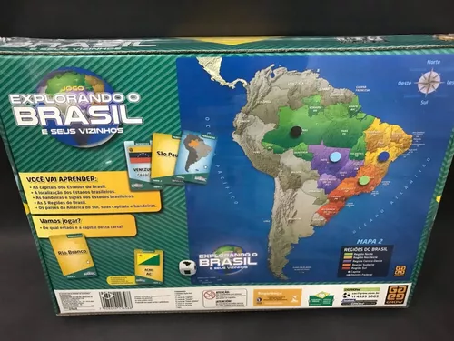 Jogo Explorando o Brasil - Loja Grow