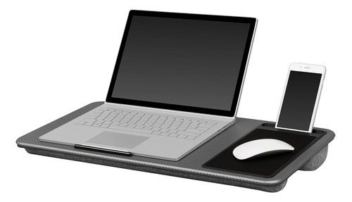 Lapgear Deluxe Laptop Lap Desk, - Carbon Plateado