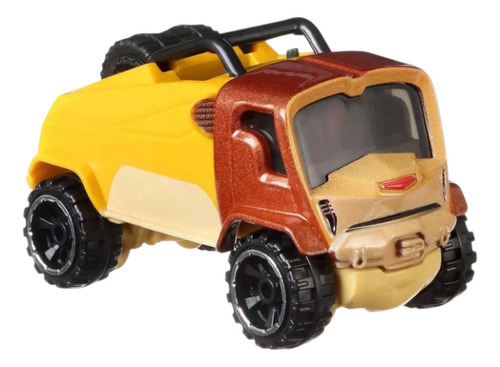 Carro/camioneta En Miniatura Mattel Character 2025 1:64 Color Amarillo