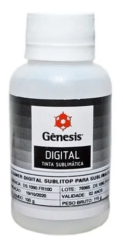 Cleaner Digital Gênesis Para Sublimação 100ml