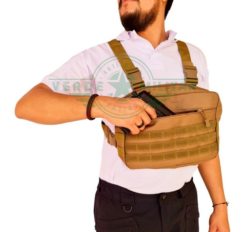 Mochila Tactica Militar Pechera Guarda Arma Pistola Maricone