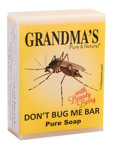 Barra De Jabón De Grandmas Dont Bug Me 2.0 Oz Repelente