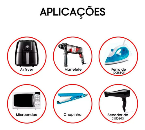 Extensão Elétrica 25 Metros 20a Cabo Pp 3x2,5 Com Pinos 20a Cor Preto 127v/220v
