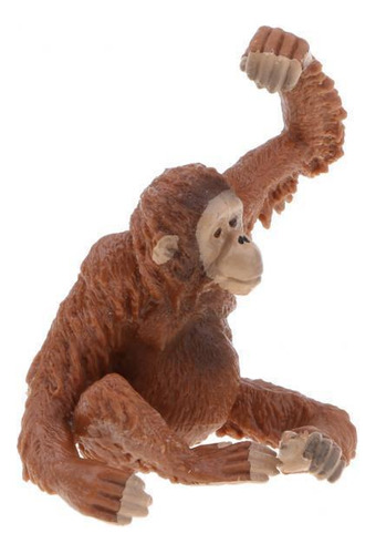 3x Simulación Orangután Rojo Modelo Figura Niños Juguete