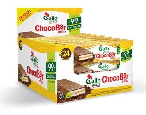 Oblea Chocobar De Arroz Gallo X24 U - Oferta En Sweet Market