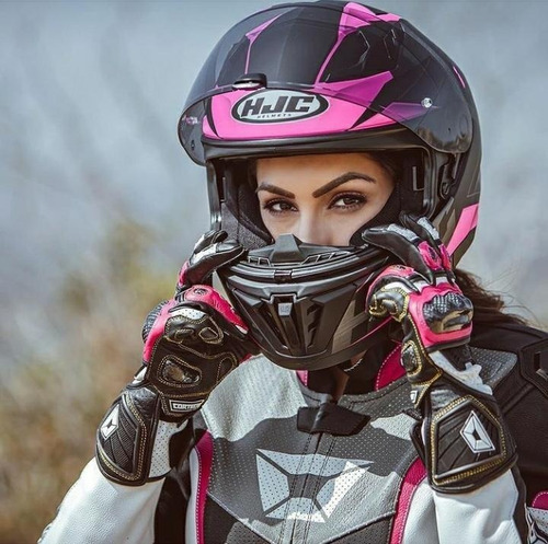 Casco Moto Integral Hjc I70 Eluma Rosa Con Pinlock Teomotos