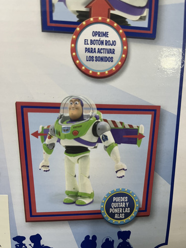 Figura Buzz Lightyear Toy Story Coleccionable Portatil