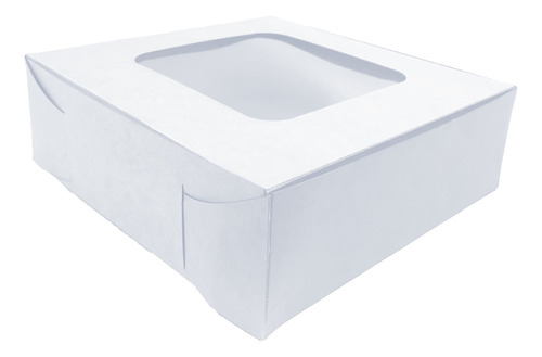 Pack 12 Cajas De Empaque 15x15cm - En Carton Blanco