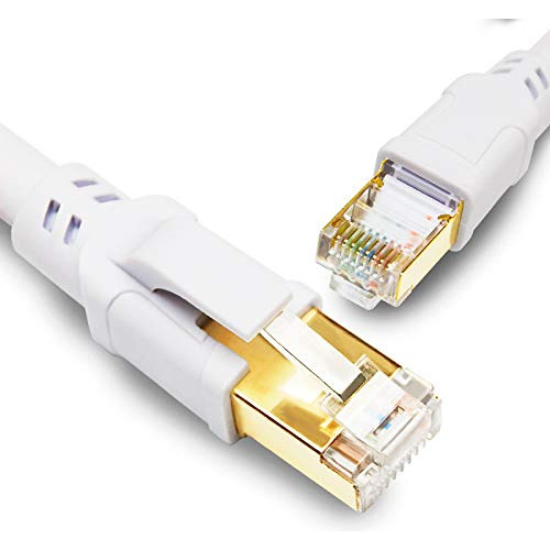 Cable Ethernet Cat 8 De 6 Pies, Alta Velocidad, 40 Gbps, 200