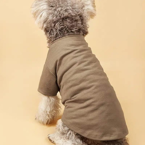Ropa Perro Mediano, Chica, Respirable, Pecho 40 Cm, Marrón C