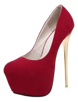 Comprar Sapatos De Salto Super Alto De 16 Cm, Sapatos Polo