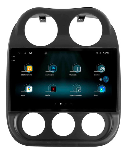 Multimídia Aikon Fóton G3 Compass 2008 A 2015 12+256gb 10p