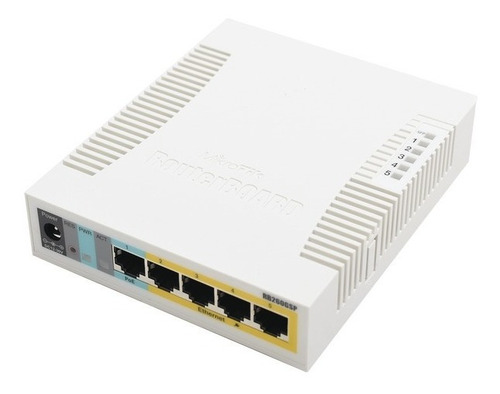 Switch Rb260gsp Mikrotik 5 Puertos Poe Pasivo 1in/4out