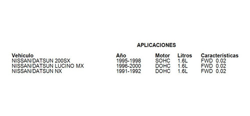 Juego De Anillos Motor Tsuru Gs 1998 - 2008 1.6l Mfi 0.02
