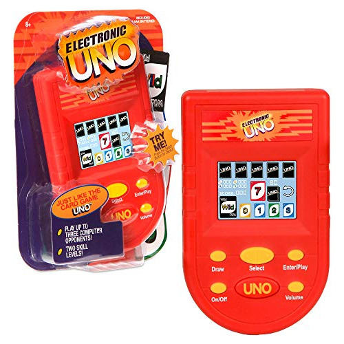 Juego De Mano Electrónico Uno Pantalla Todo Color