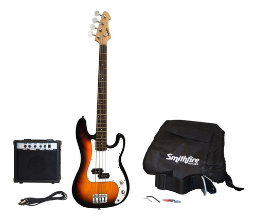 Bajo Electrico Smithfire Paquete Completo Bass