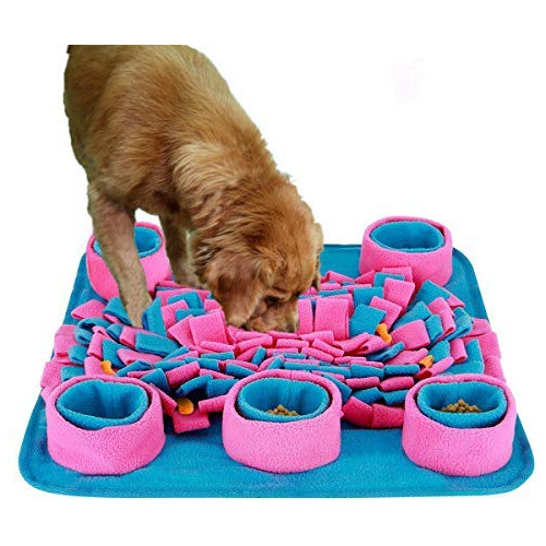 Pet Snuffle Mat, Dog Slow Feeding Mat, Dog Nosework Tra...