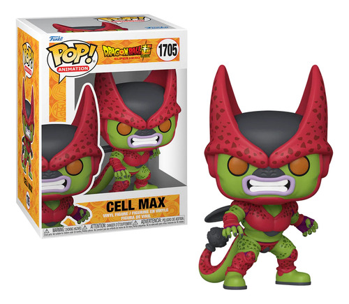 Animação Funko Pop - Dragon Ball Super: Super-herói - Cell Max