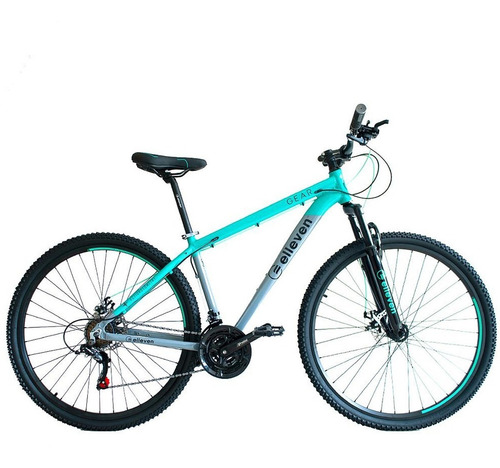 Imagem 1 de 3 de Bicicleta Elleven Gear Aro 29 21 21v Shimano Disco Turq/cz