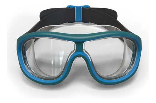 Máscara Acuática Nabaiji Cristales Claro Azul Negro Unitalla Azul/gris