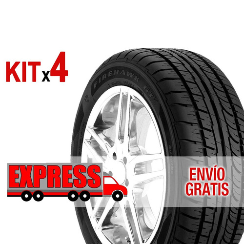 Kit 4u 185/55 R15 Firestone Firehawk Gtv + Alineacio + Balan
