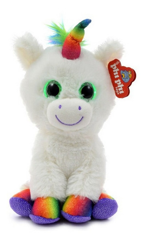 Peluche Unicornio Ojos De Luces Cambiantes Y Musica Jeg 7962